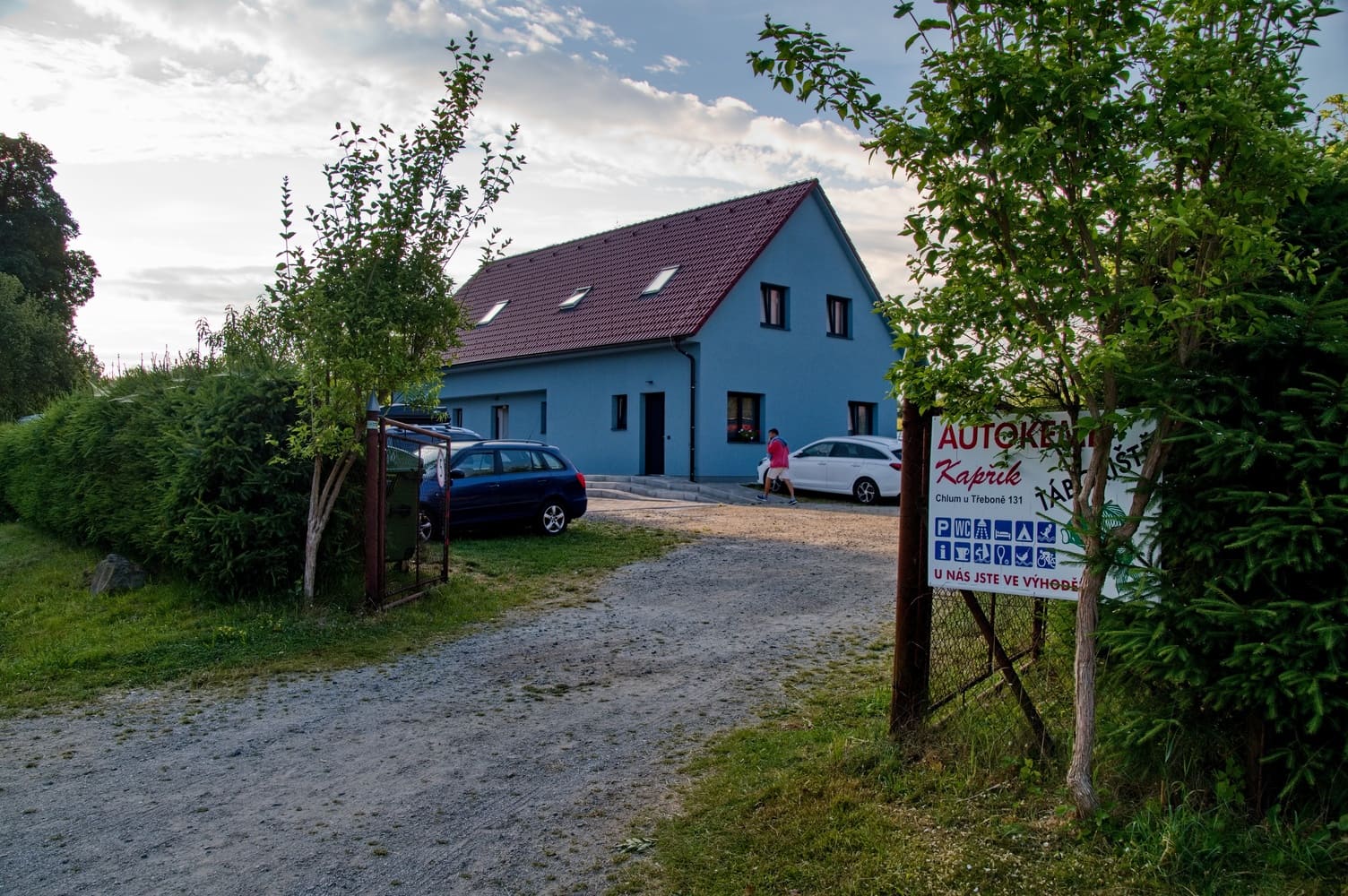 Tabořiště vjezd
